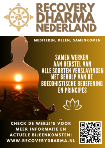 Promotiemateriaal Recovery Dharma NL flyer voorzijde (new design 2024)